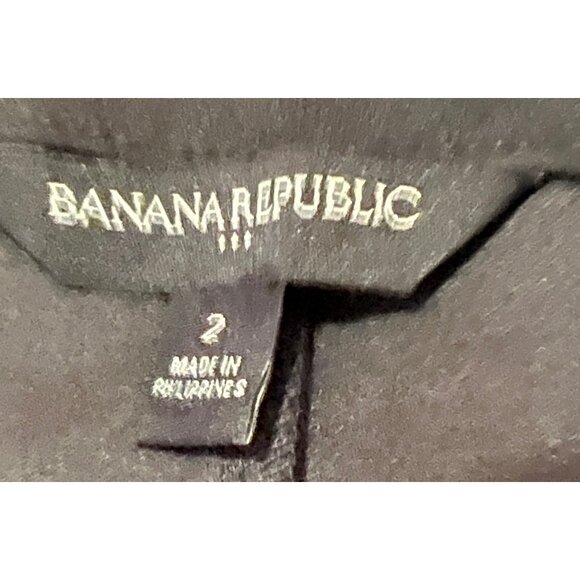 Banana Republic Open Shoulder Black Dress Sz 2 (XS) Womens Classic Little Black - Picture 3 of 10
